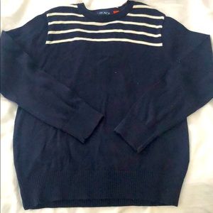 3/$25 NAVY THIN SWEATER SIZE BOYS M 7/8